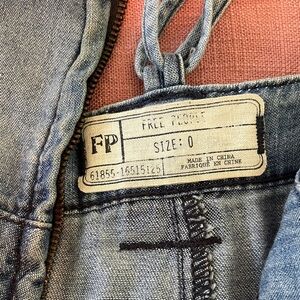 Free People denim romper